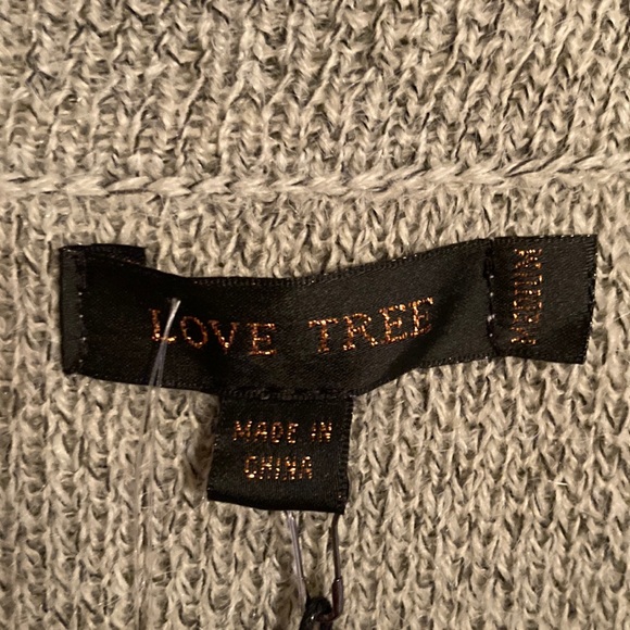 Love Tree Open Front Duster Vest - Picture 2 of 4